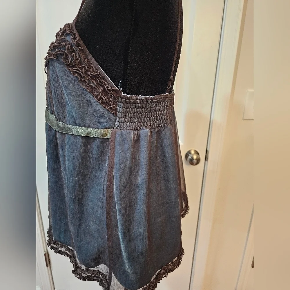 Anthropologie Beaubois Fairycore  sleeveless top Babydoll Y2K  Size XS {Bx10} - Picture 3 of 10
